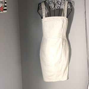 White Denim Dress